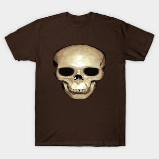 Floating Antique Human Skull T-Shirt